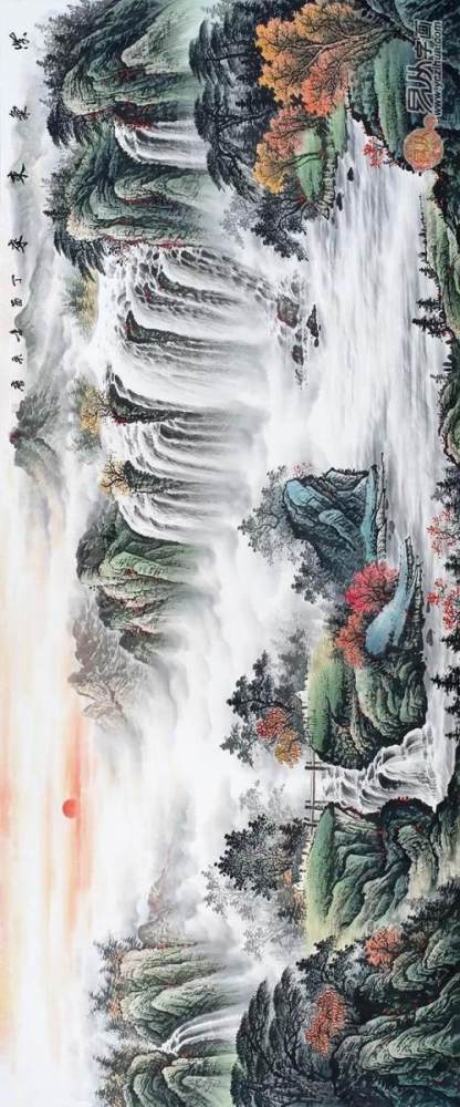 山水画精选30幅(长幅),共赏