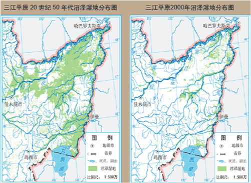 湖泊对水资源的自然调蓄功能已经基本消失,湿地对区域水源,气候的调节