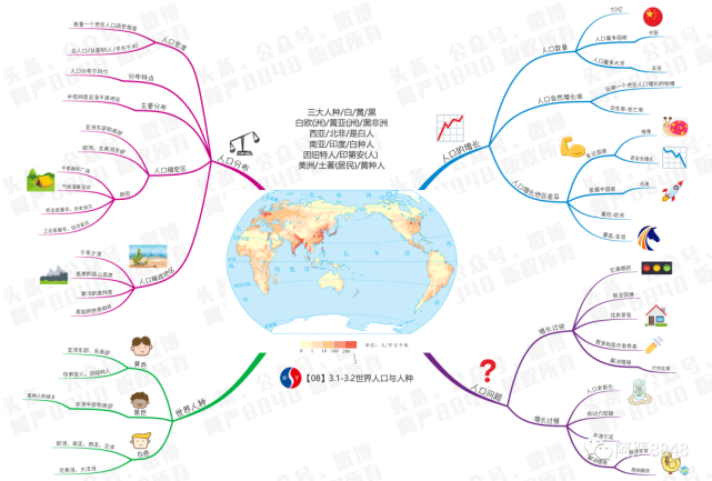 响应"双减"政策-【08】世界人口与人种(初中地理思维