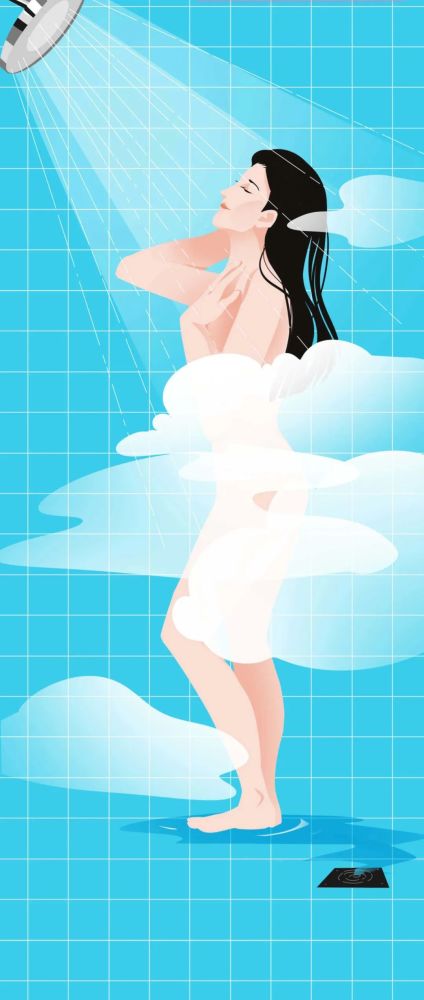 男生和女生之间的洗澡差异