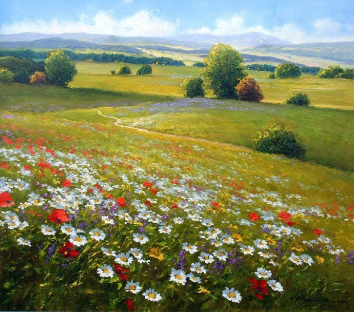 生如夏花静如秋叶格哈德唯美油画风景作品选集