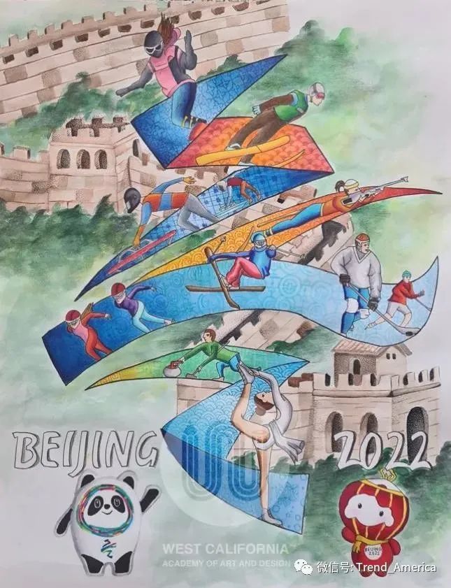 2022北京冬奥会,汪老师美术学院学生以这种方式参与