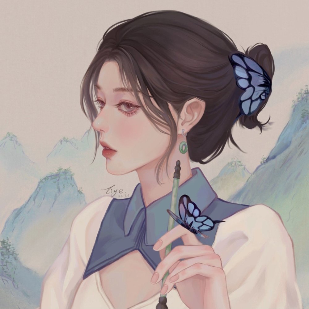 动漫插画女生头像:慢品人间烟火色,闲观万事岁月长