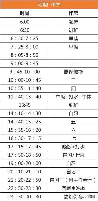 "四大中学"作息时间表流出,考上清华北大的学霸,是这样炼成的