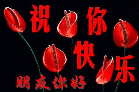 真心祝福你朋友愿你开心每一秒快乐每一天早安
