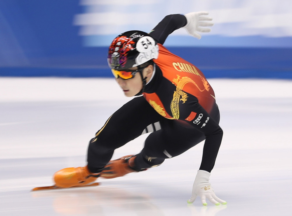 中国选手任子威以1分26秒297夺冠,这也是中国短道队冬奥赛季个人单项