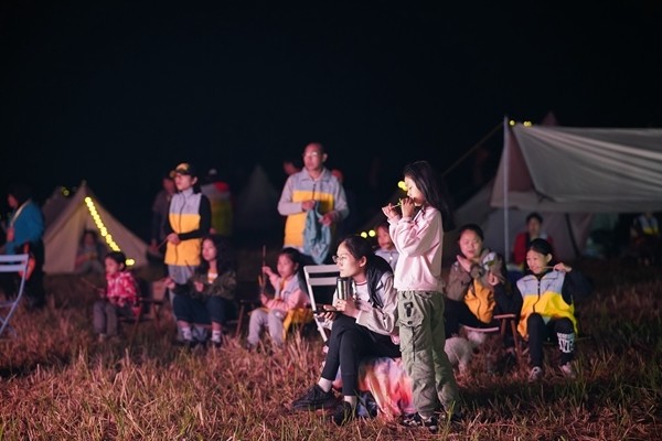 露营稻田仰望星空,崇明新村乡举办首届"稻田·星空"