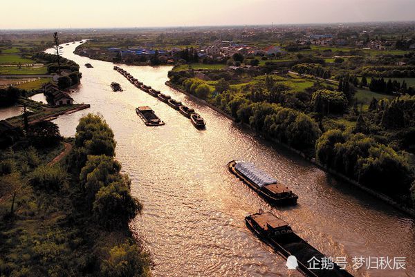 京杭大运河的三大历史发展史:春秋时期到明清的千年航运,谱写一幅历史