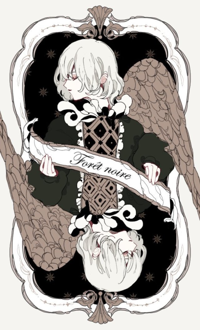哥特式风格暗黑系的少女插画,也会让人怦然心动