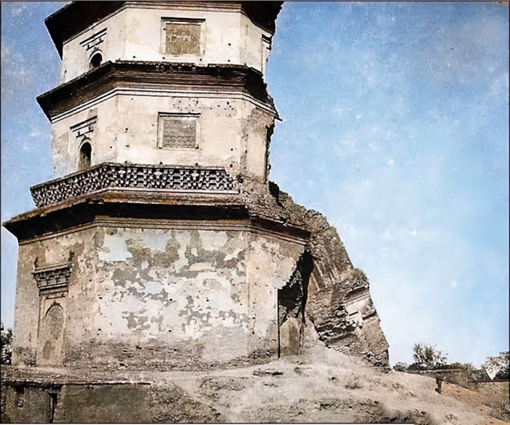 老照片:1932年的河北定州城,一片繁华热闹的景象