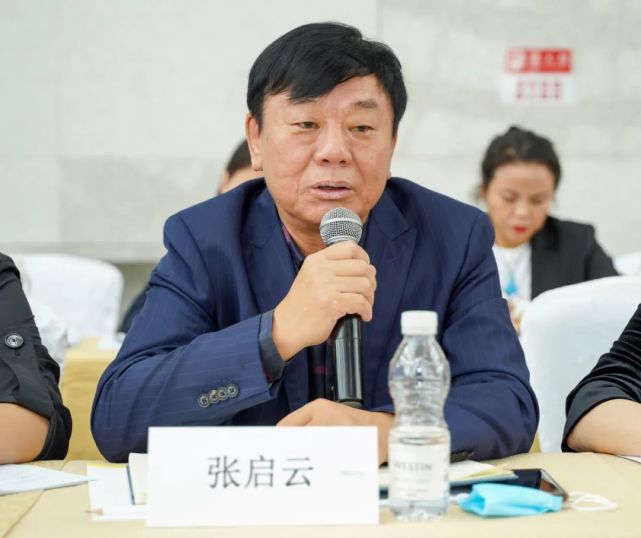 海南省物协会长张启云山东省物协副会长兼秘书长张立君在发言中表示