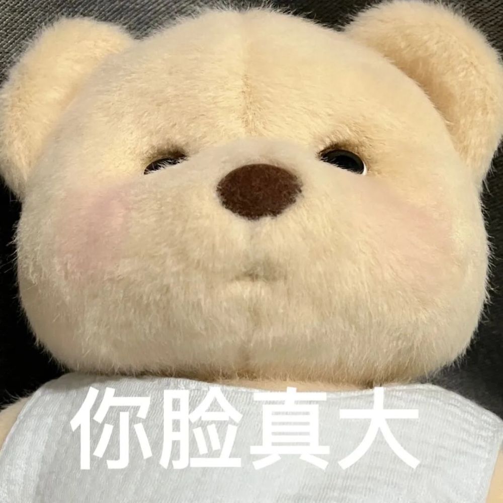 你找不到的莉娜熊呆萌表情包来了