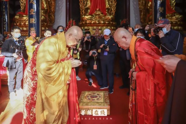 常敏法师荣膺九华山化城寺方丈