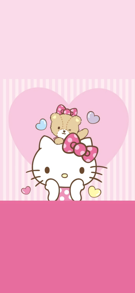 粉色壁纸三丽鸥凯蒂猫生日快乐