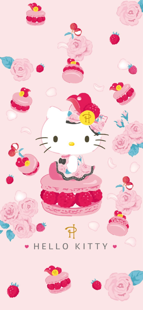 粉色壁纸三丽鸥凯蒂猫生日快乐
