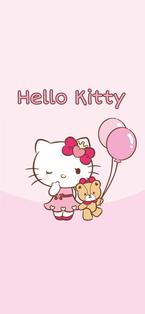 粉色壁纸三丽鸥凯蒂猫生日快乐