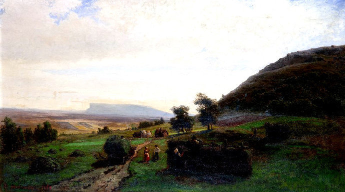 瑞典olofhermelin的田园风景画
