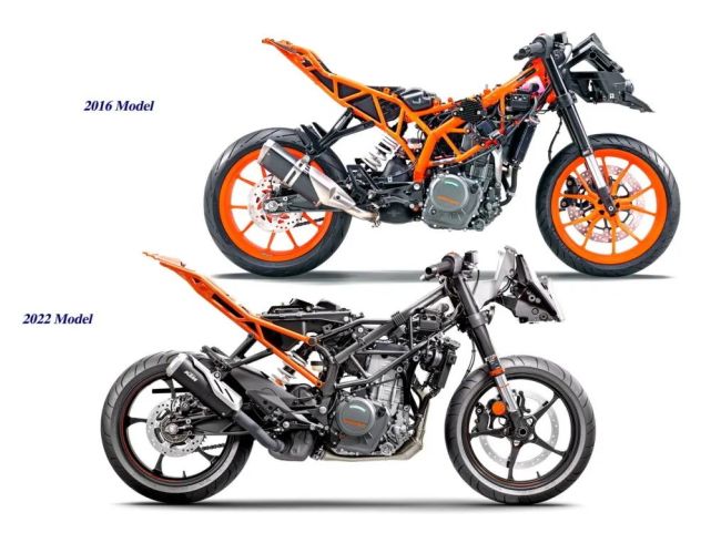 了ktm390系车型和胡斯瓦纳401系车型,本质上这款发动机的参数可圈可点