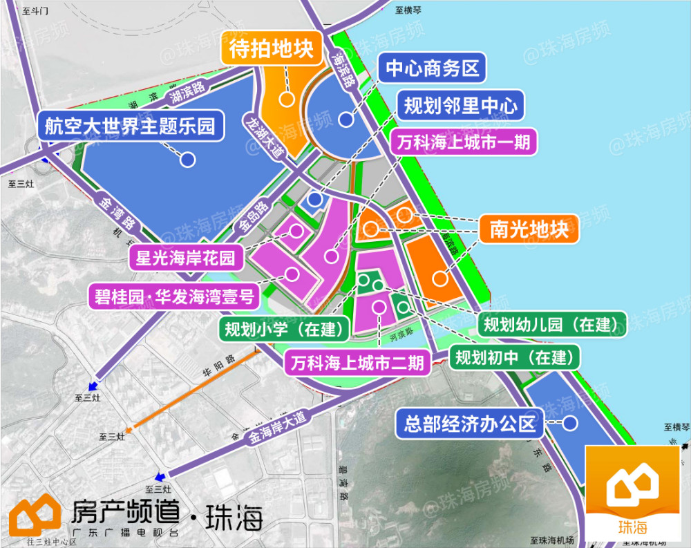 房价顶破35万大ip落地金湾滨海商务区起来了