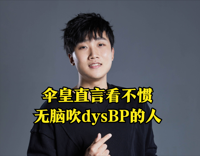 伞皇真性情看不惯无脑吹dys的bp捧一踩一的行为不能接受