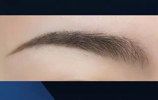 化妆圆脸必备自然挑眉画法教程