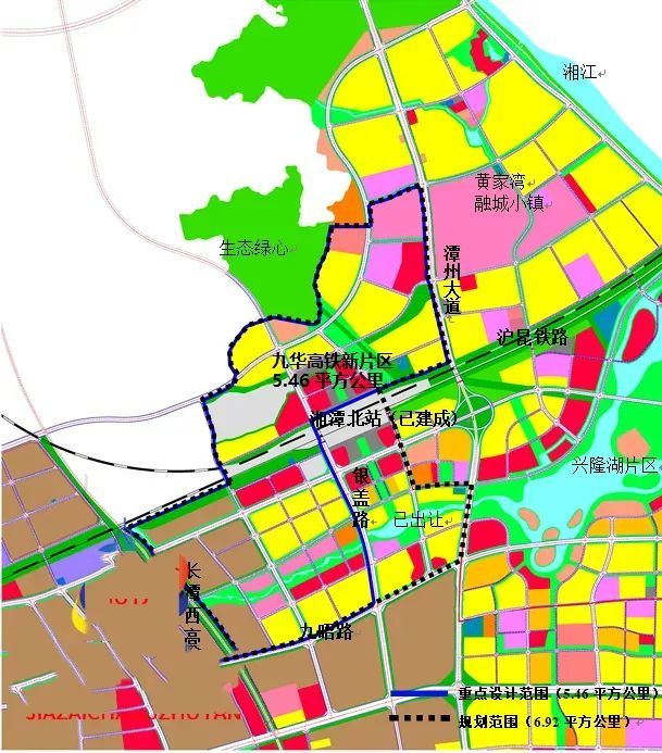 规划设计范围111月12日,九华投控集团与长沙城发在湘潭市公共资源交易