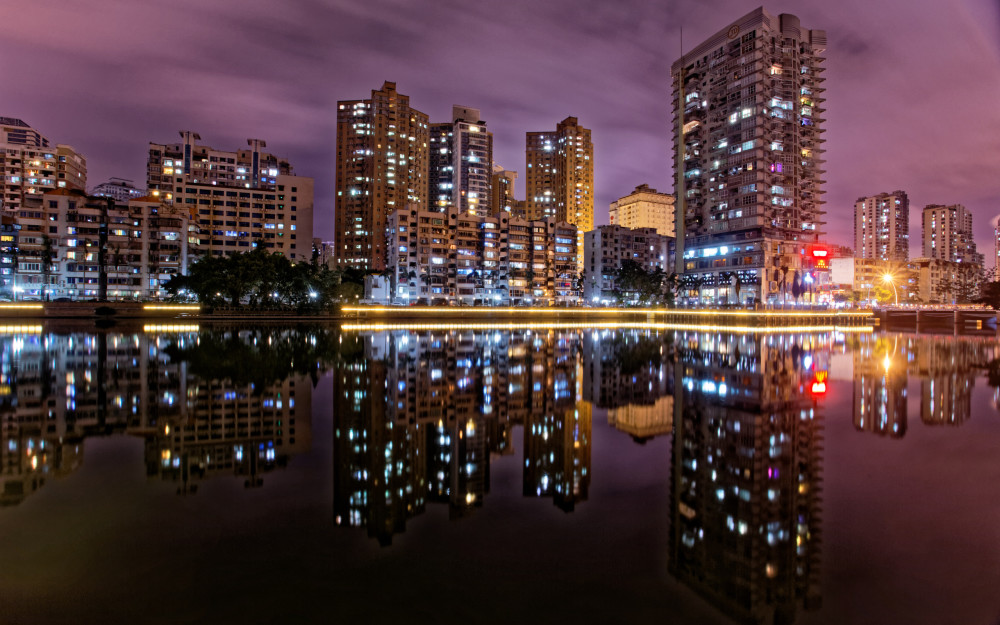 高清中国城市夜景图片