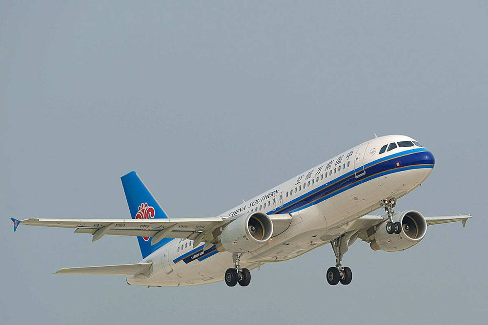中国南方航空公司的空中客车a320