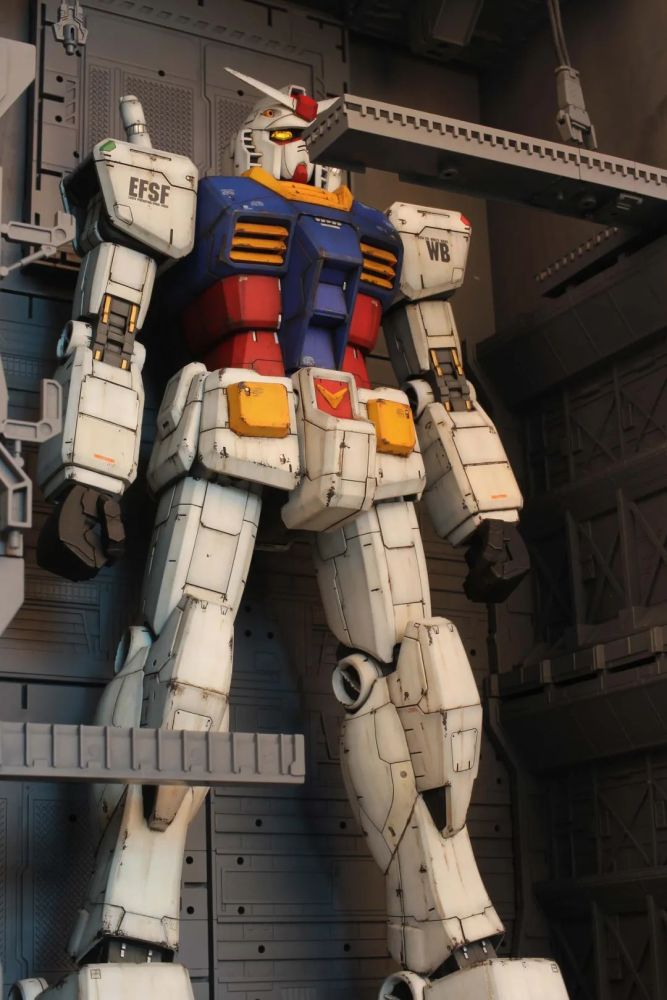 megasize rx-78-2 旧化涂装制作