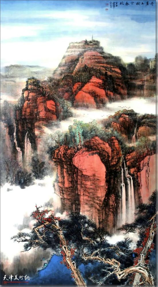 著名山水画家姜金军中国绘画的诗性浪漫