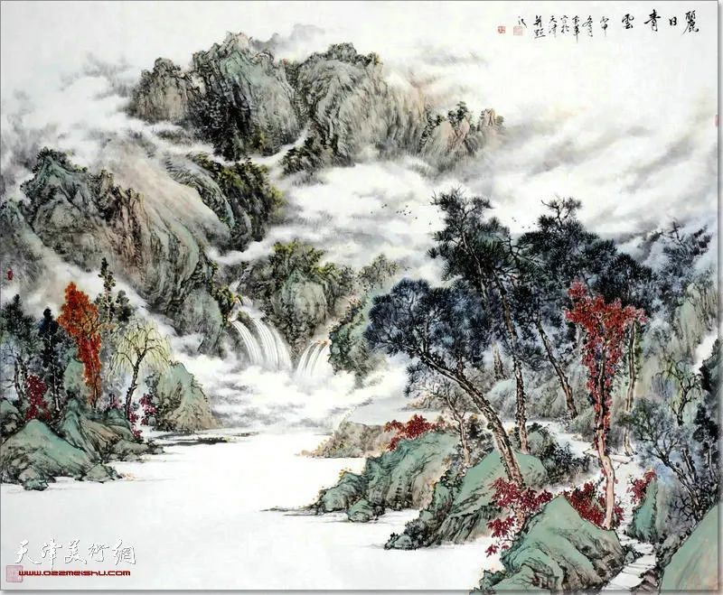 著名山水画家姜金军中国绘画的诗性浪漫