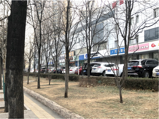 石景山鲁谷大街~有一条林荫景观大道!