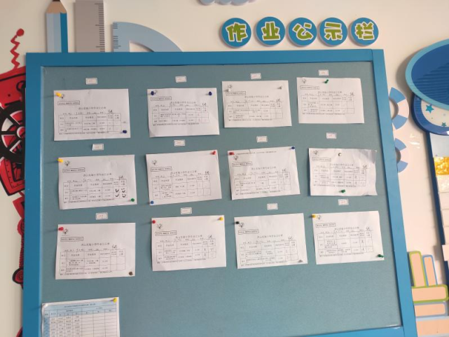 "作业公示栏"体现各学科老师对作业进行统筹管理,根据实际学情,精选