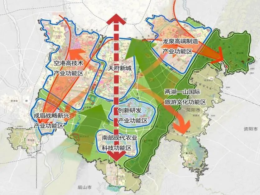 从国家刚发布的《纲要》来看,四川天府新区再被委以重任,眉山发展潜力