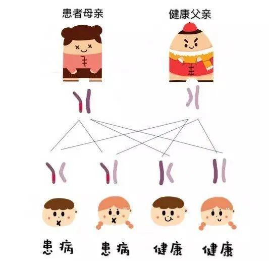 医师耐心向华大妈一家解释着老人的病情,这是一种常染色体显性遗传病