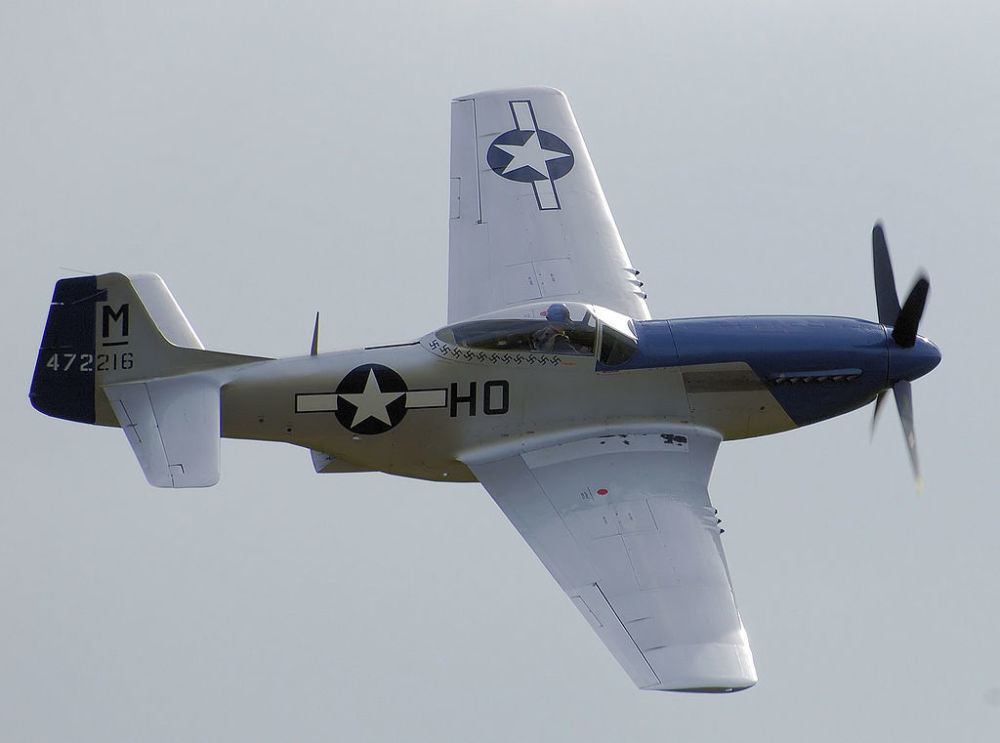 p-51野马式战斗机(英语:p-51 mustang),是美国陆军航空军在二次世界