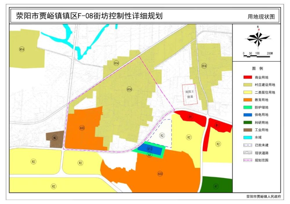 f-08街坊在贾峪镇镇区东北部,具体位置为新田大道以东,同仁街以西