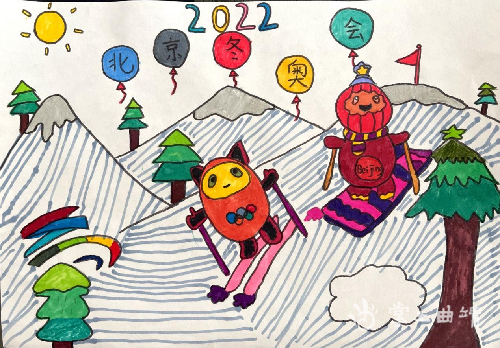 曲靖市40幅残疾青少年绘画作品入选冬奥会和冬残奥会主题绘画展