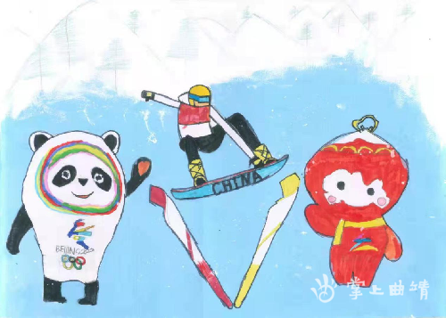曲靖市40幅残疾青少年绘画作品入选冬奥会和冬残奥会主题绘画展