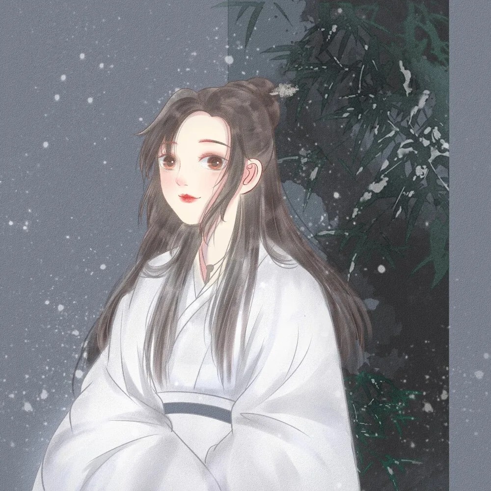 古风女生头像一壶清茶盈盈几段闲话夕阳暮下嫩绿新芽