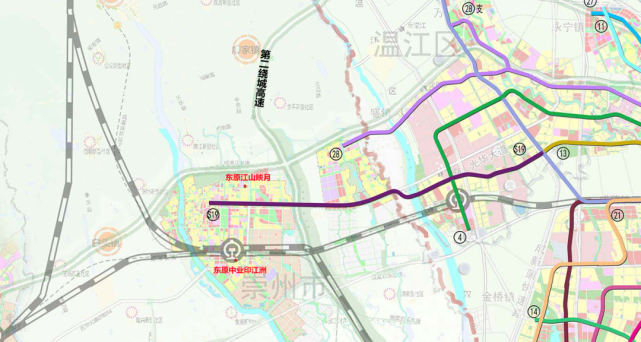崇州新增规划市域铁路s19线和地铁28号线