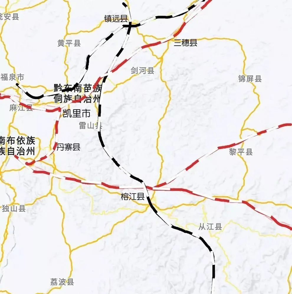 黔东南未来铁路多达6条,将成为贵州交通最为便利的地区之一