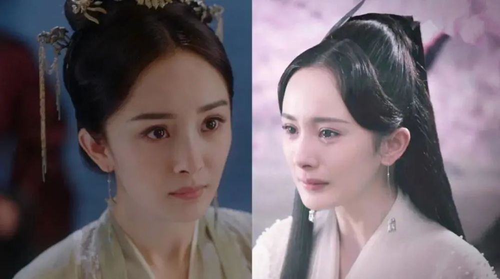 杨幂35岁毫无进步新片似换了男主的三生三世发际线后移的她又演少女