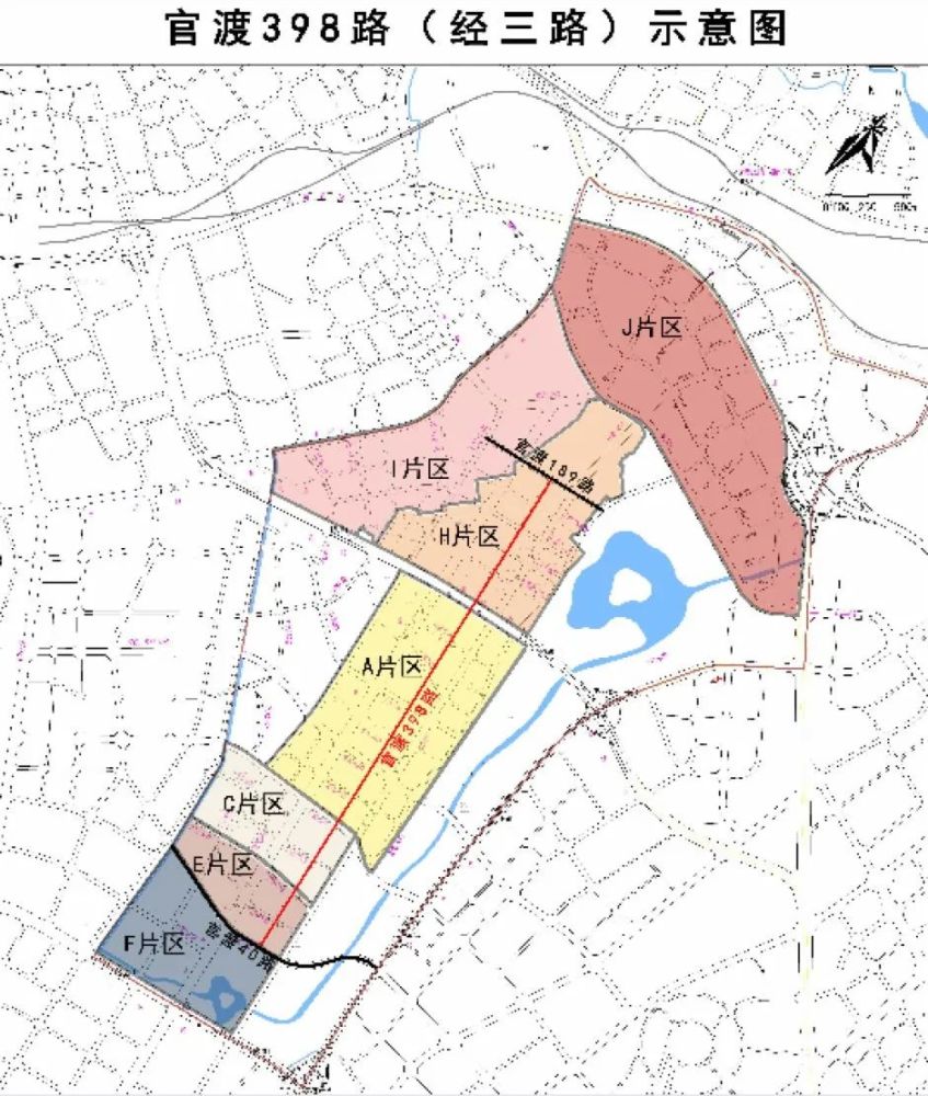 巫家坝计划年底开工建设一条南北向道路