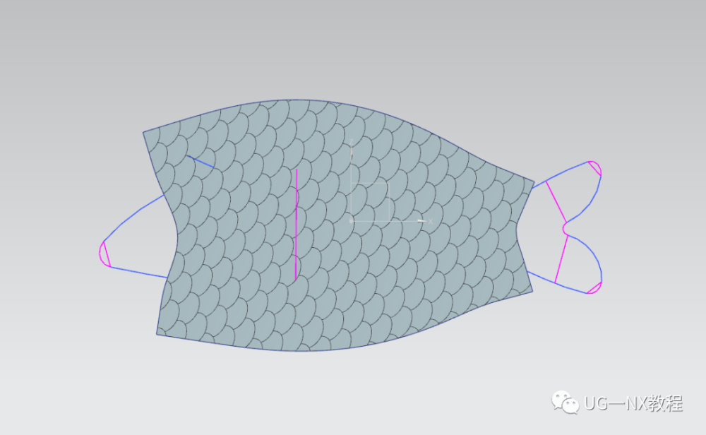 ugnx如何绘制曲面上的鱼鳞这个思路可以参考一下