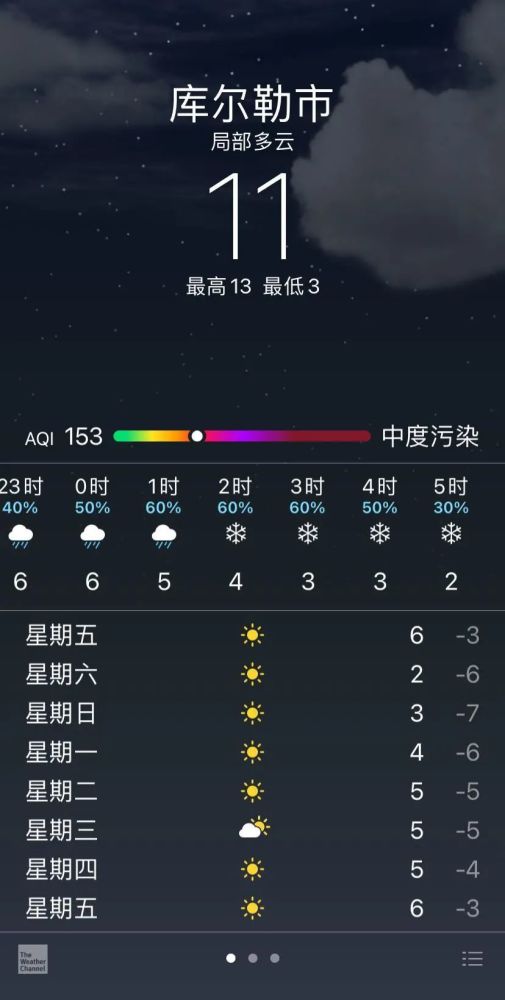 什么,库尔勒今晚要下雪?