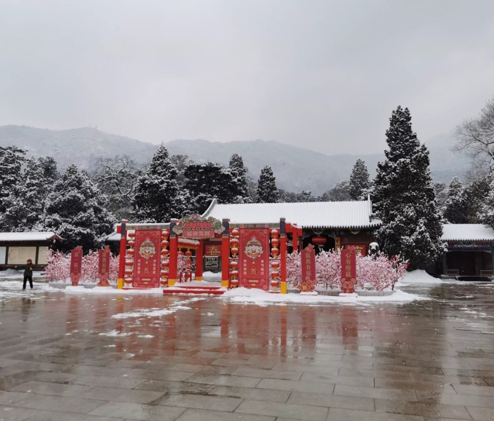 北京香山公园雪景,美到极致