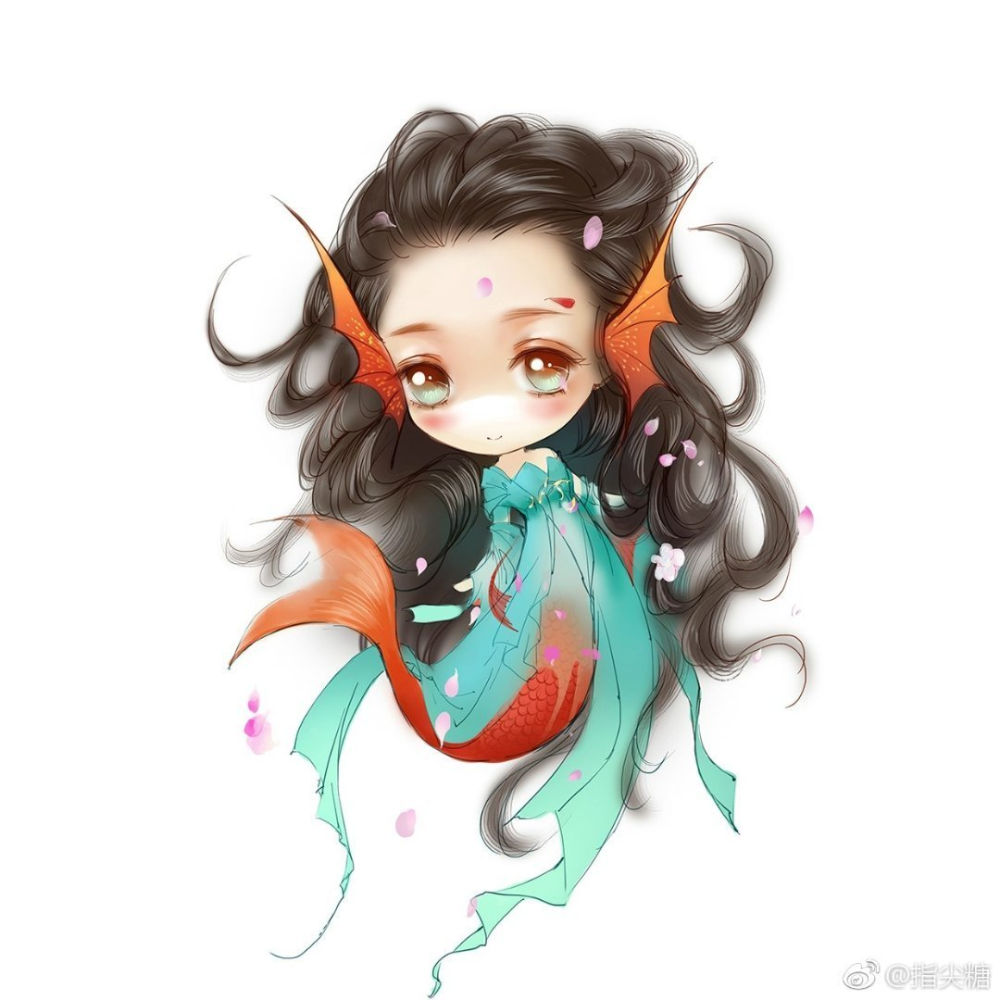 超萌的古风q版女生头像,画师指尖糖