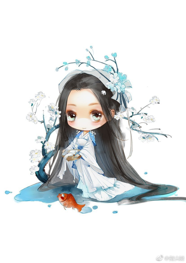 超萌的古风q版女生头像画师指尖糖