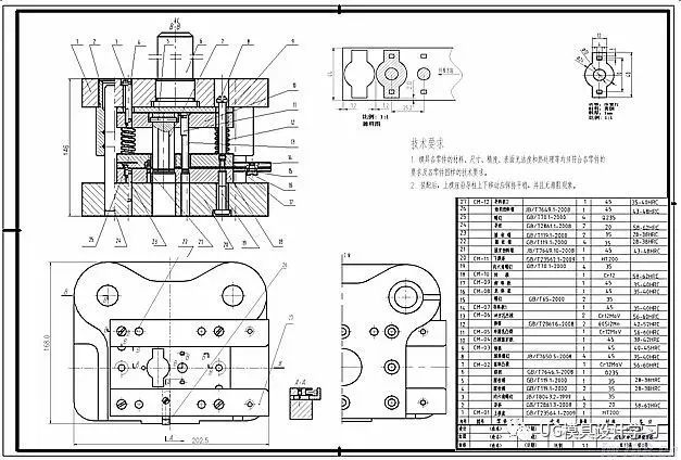 模具设计之装配图的画法